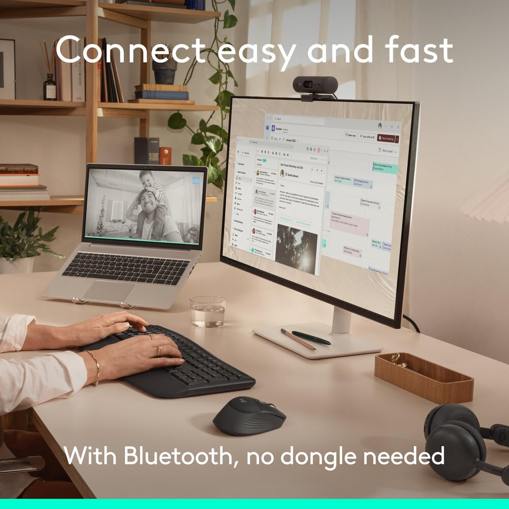 Logitech Pebble 2 Combo, Wireless Keyboard and Mouse, Quiet and Portable, Customisable, Logi Bolt, Bluetooth, Easy-Switch for Windows, macOS, iPadOS, Chrome - - Image 5