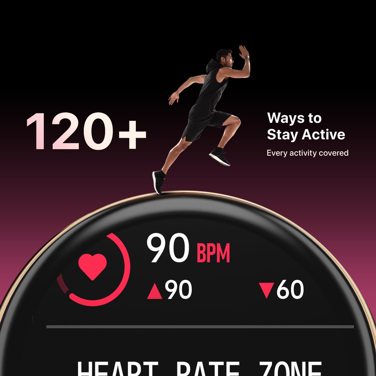Fire-Boltt Phoenix Pro Round Smart Watch 1.39" HD Display with Bluetooth Calling, AI Voice Assistant, SpO2 & Heart Rate Monitor, 120+ Sports Modes, IP67 Waterproof Smartwatch for Men & Women - Brown - Image 7