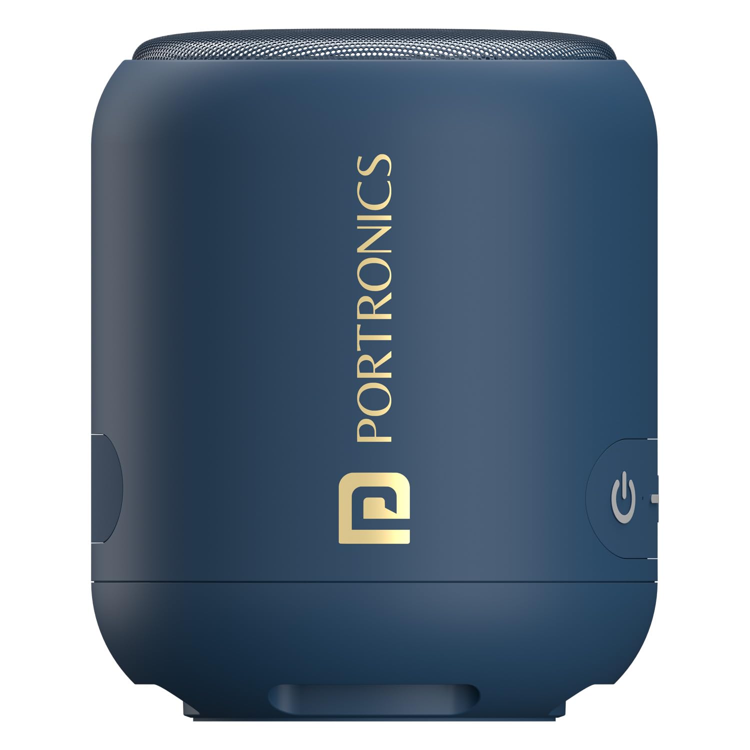 Portronics SoundDrum 1 12W TWS Portable Bluetooth Speaker with Powerful Bass, Bluetooth 5.3V, 360° Surround Sound, USB Drive in, Type C Fast Charging(Blue)